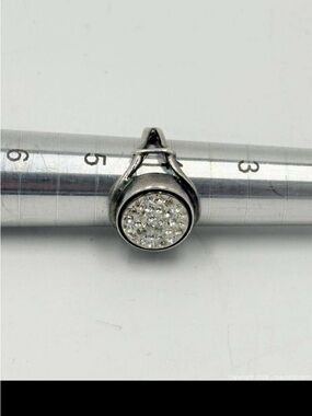 Vintage Kameleon 925 Silver and Crystal Ring